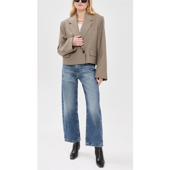 AG Hattie High Rise Barrel Jean Women’s 29 Blue Med Wash Japanese Fabric Hi Rise - Picture 7 of 16